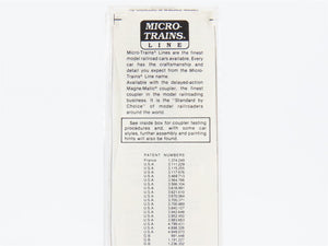 N Scale Micro-Trains 48010 PRR Pennsylvania 50' Straight Side Gondola 352719 RTR