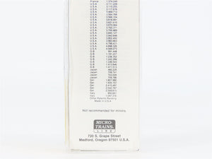 N Scale Micro-Trains 48010 PRR Pennsylvania 50' Straight Side Gondola 352719 RTR