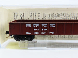N Scale Micro-Trains 48010 PRR Pennsylvania 50' Gondola 352819 RTR