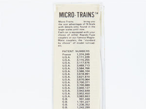 N Scale Micro-Trains 48010 PRR Pennsylvania 50' Gondola 352819 RTR