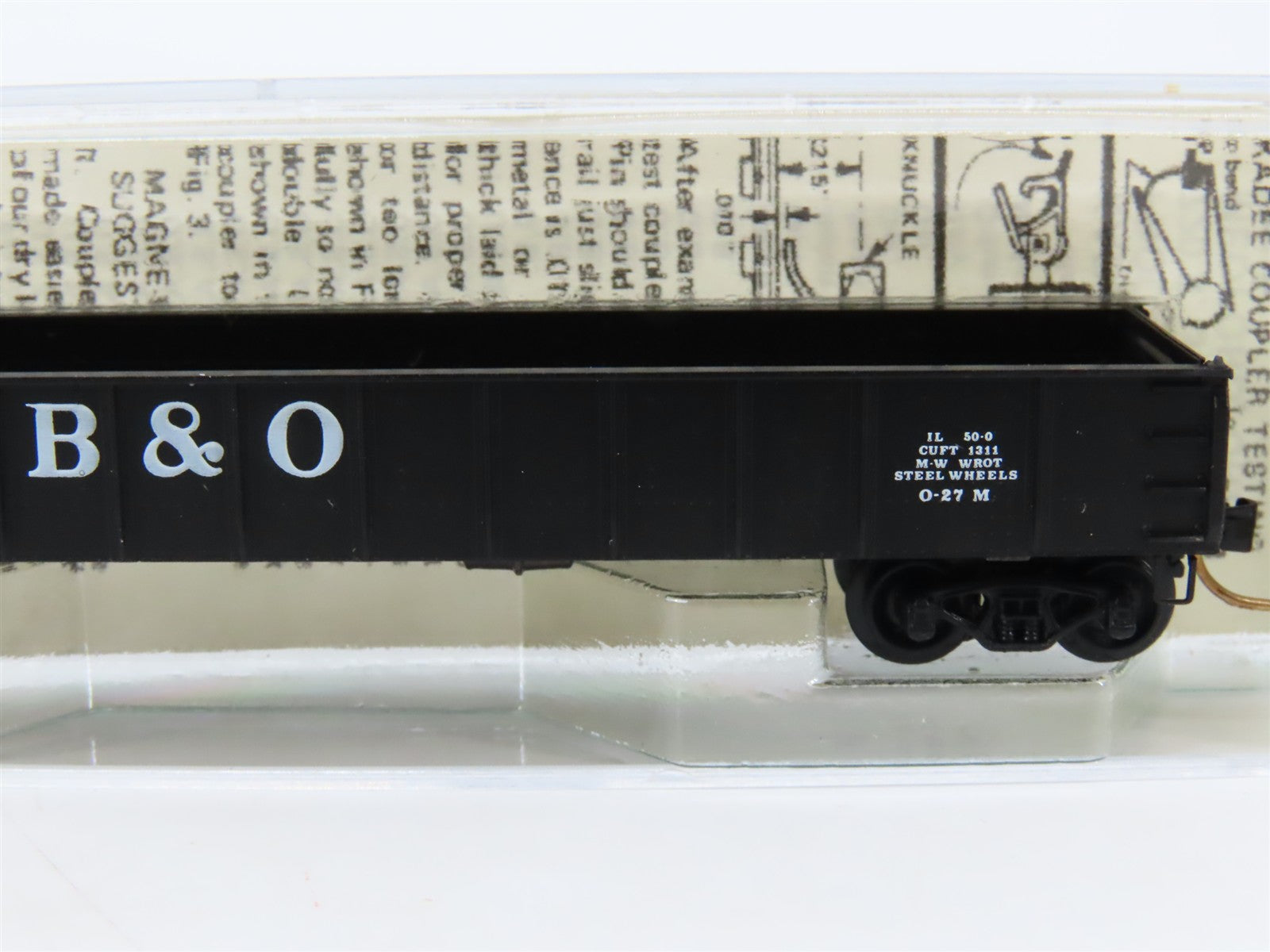 N Scale Micro-Trains 48020 B&O Baltimore & Ohio 50' Gondola 557000 RTR