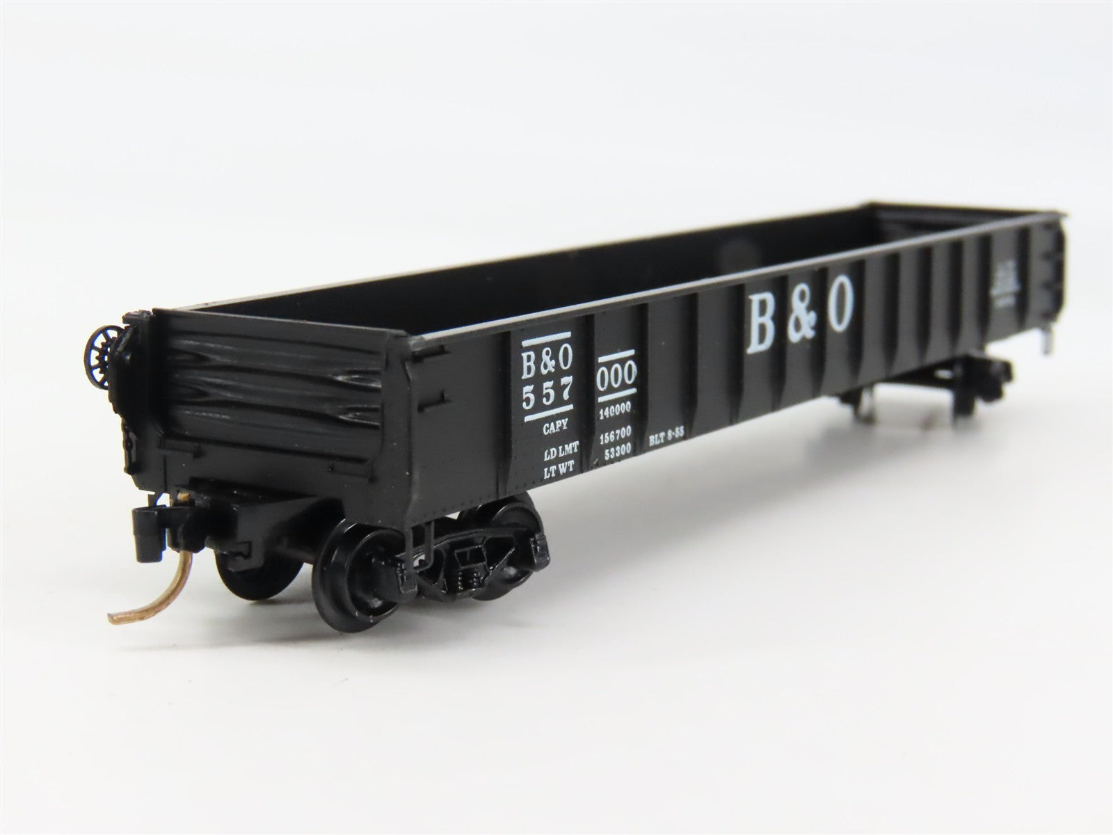 N Scale Micro-Trains 48020 B&O Baltimore & Ohio 50' Gondola 557000 RTR