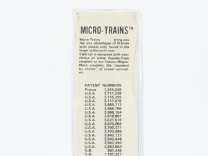 N Scale Micro-Trains 48020 B&O Baltimore & Ohio 50' Gondola 557000 RTR