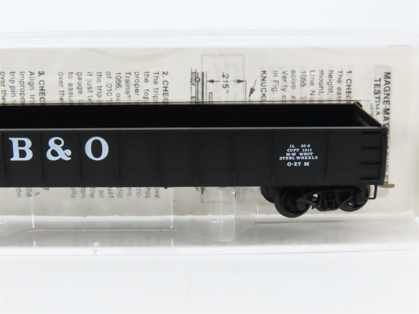N Scale Micro-Trains 48020 B&O Baltimore & Ohio 50' Gondola 557100 RTR