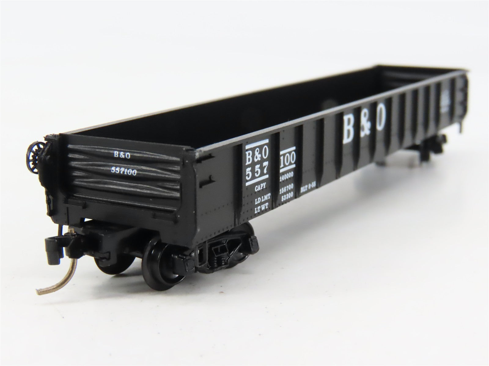 N Scale Micro-Trains 48020 B&O Baltimore & Ohio 50' Gondola 557100 RTR