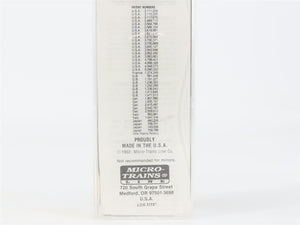 N Scale Micro-Trains 48020 B&O Baltimore & Ohio 50' Gondola 557100 RTR