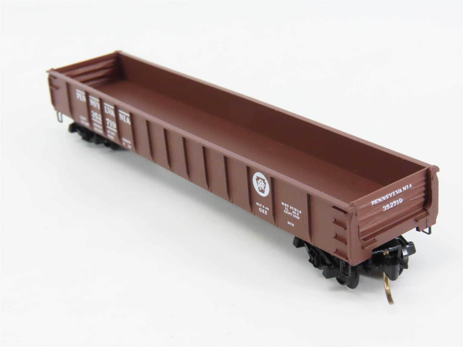 N Scale Micro-Trains 48010 PRR Pennsylvania 50' Gondola 352719 RTR