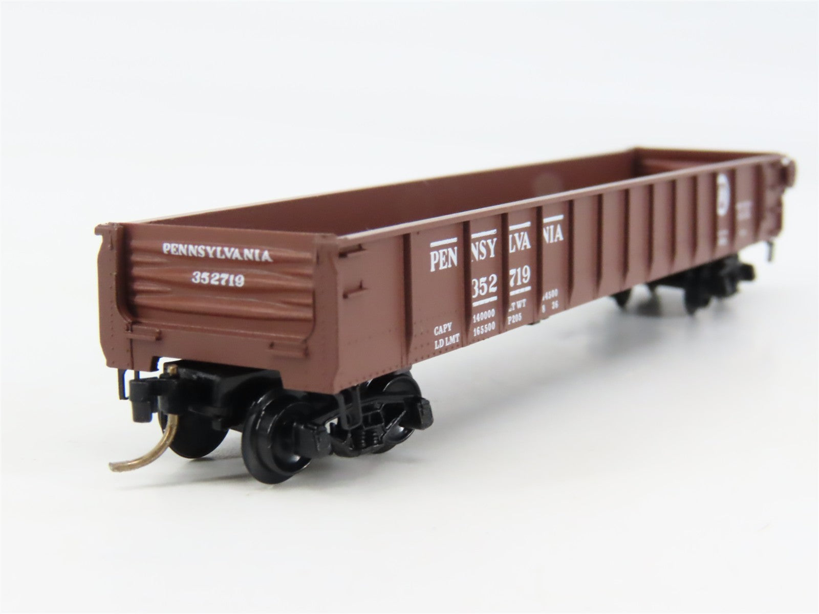 N Scale Micro-Trains 48010 PRR Pennsylvania 50' Gondola 352719 RTR