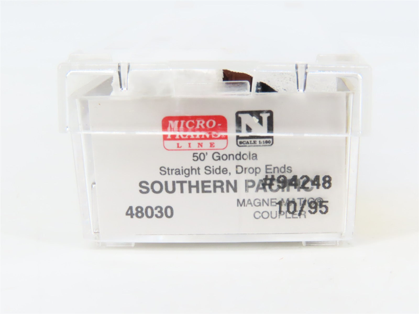 N Scale Micro-Trains 48030 SP Southern Pacific 50' Gondola 94248 RTR