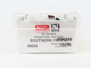 N Scale Micro-Trains 48030 SP Southern Pacific 50' Gondola 94248 RTR