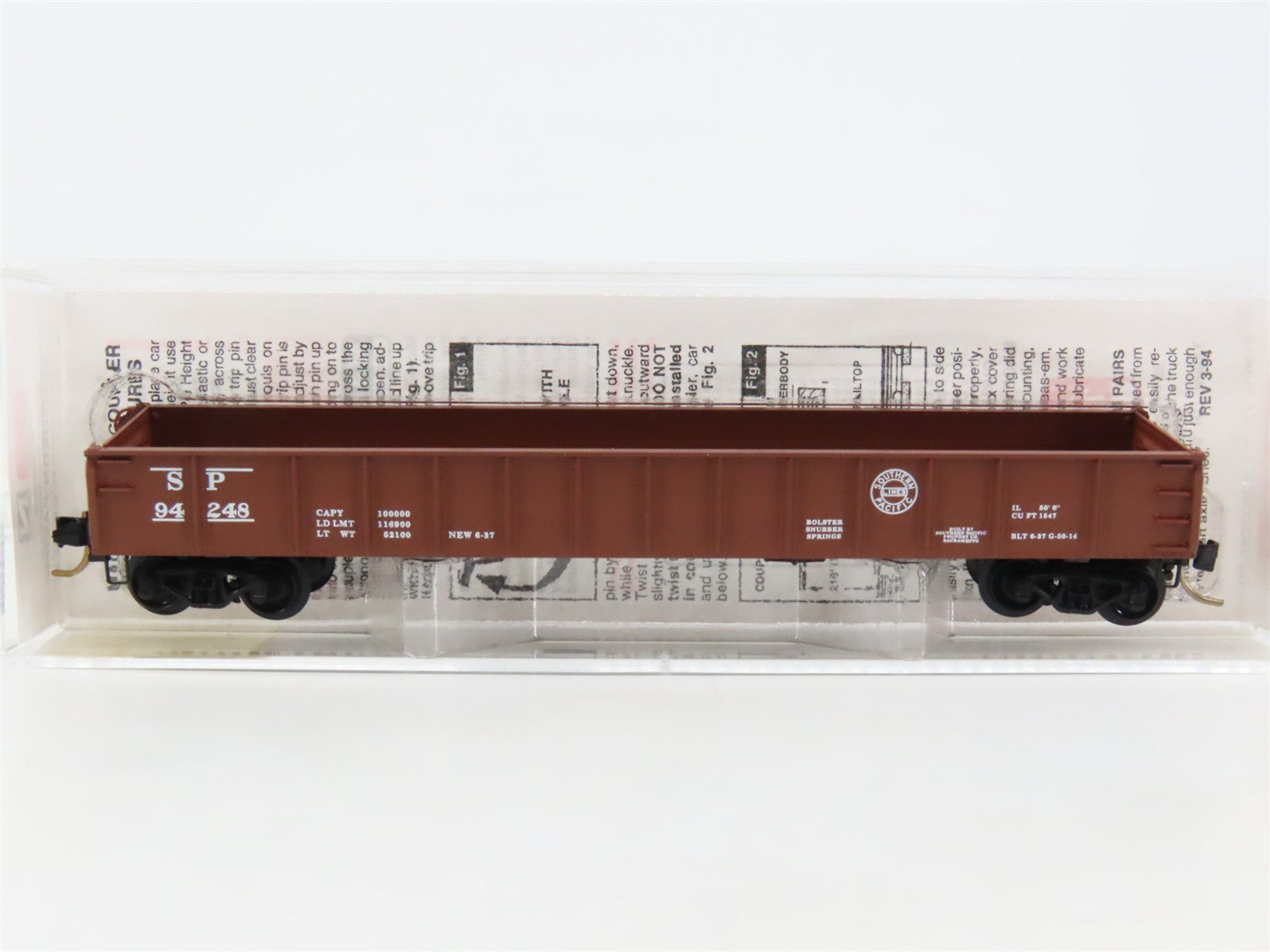 N Scale Micro-Trains 48030 SP Southern Pacific 50' Gondola 94248 RTR