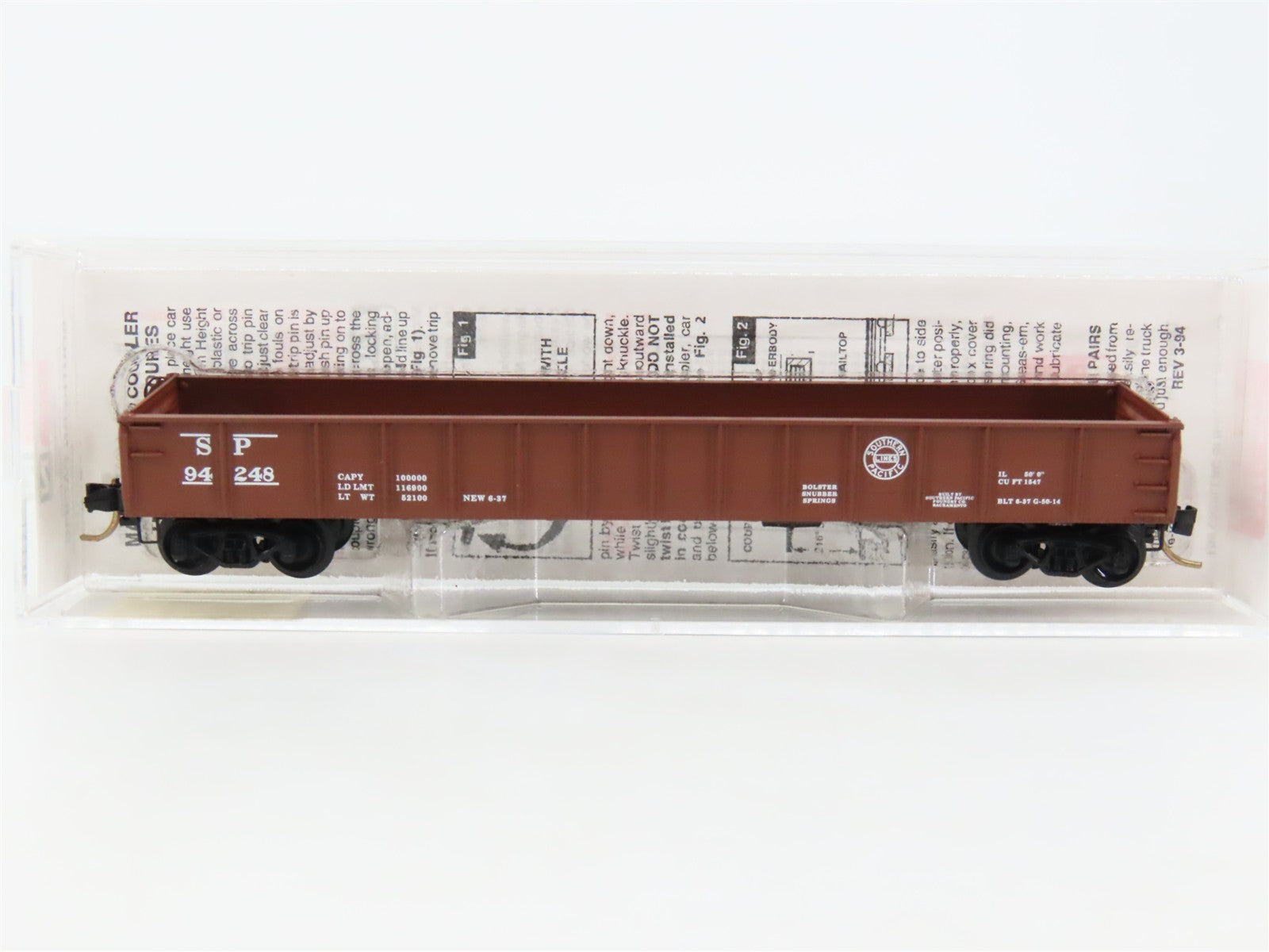 N Scale Micro-Trains 48030 SP Southern Pacific 50' Gondola 94248 RTR