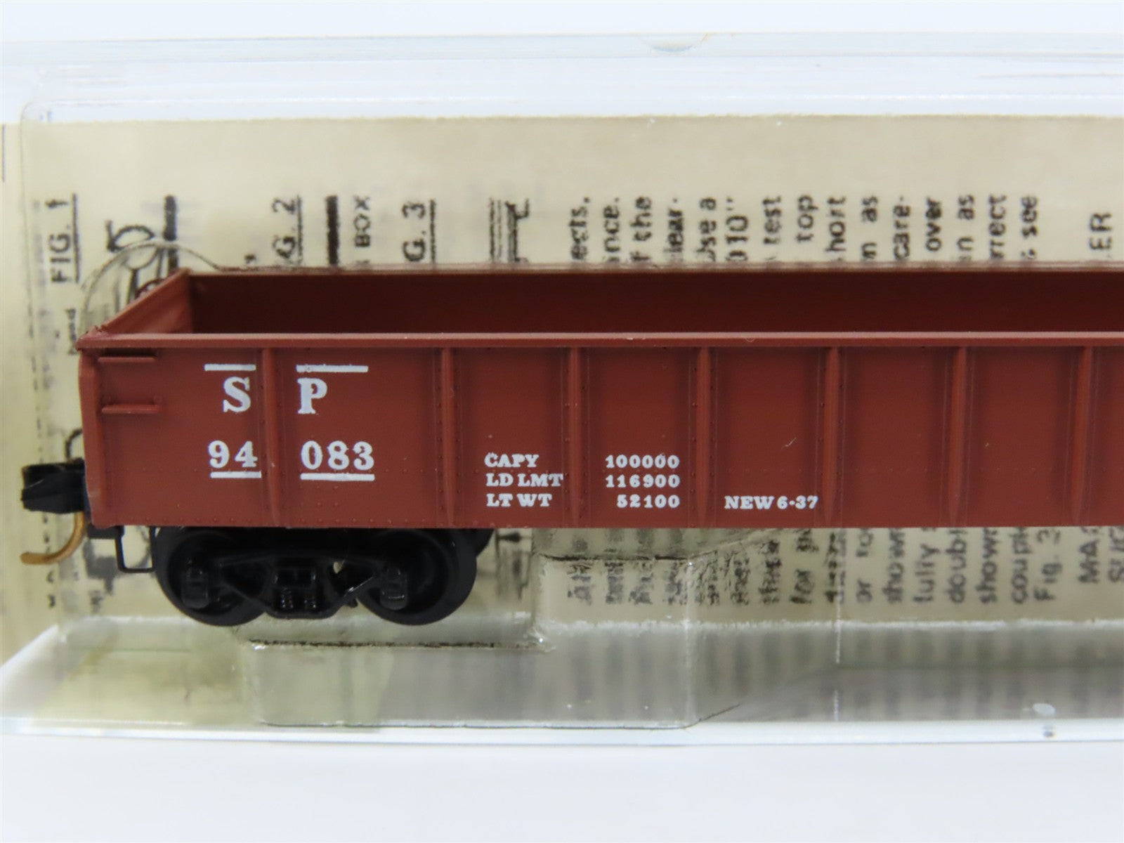 N Scale Micro-Trains 48030 SP Southern Pacific 50' Drop End Gondola 94083 RTR