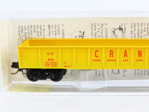 N Scale Micro-Trains 48040 CIC Cedar Rapids & Iowa City 50' Ribside Gondola RTR