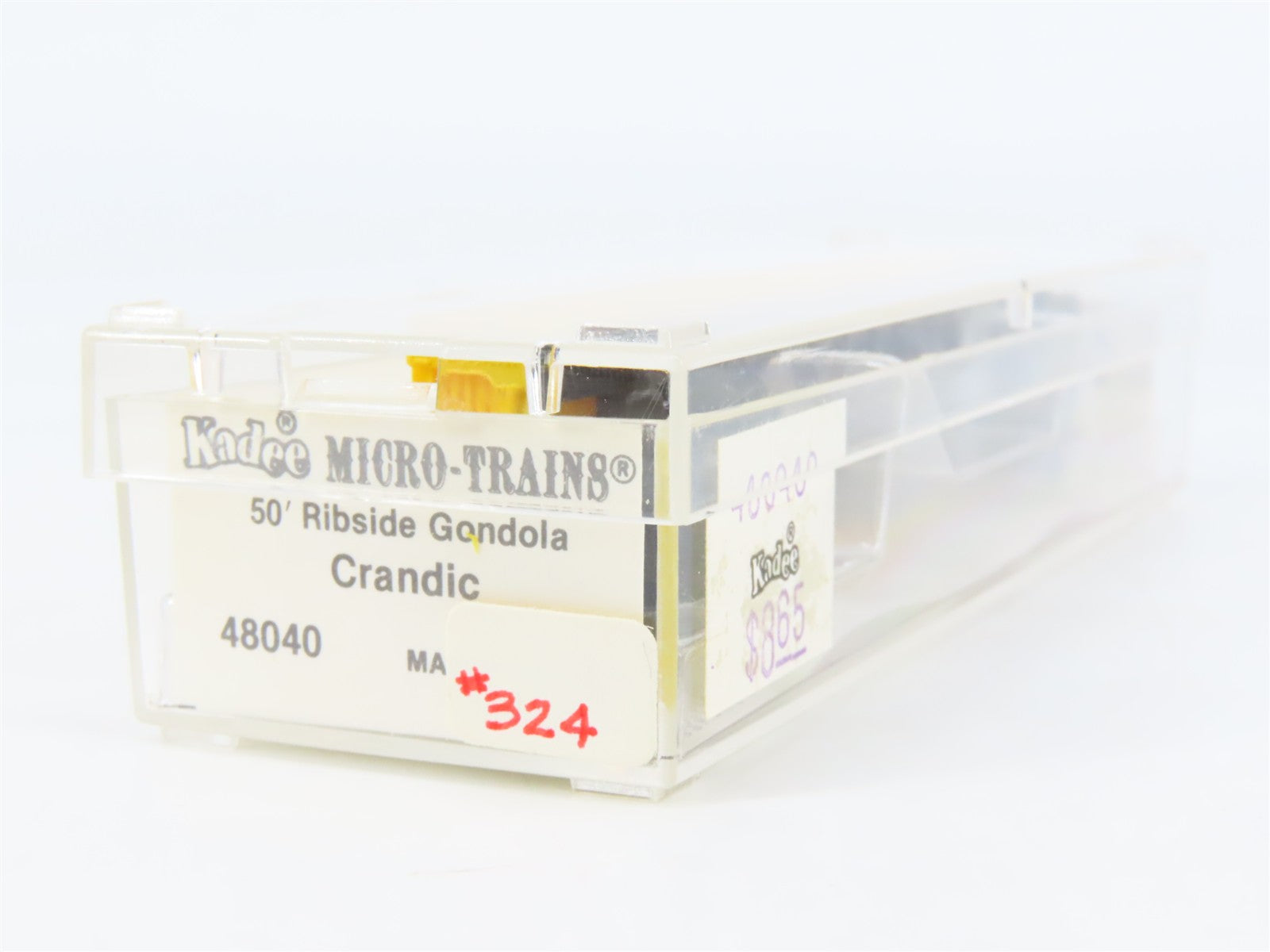 N Scale Micro-Trains 48040 CIC Cedar Rapids & Iowa City 50' Ribside Gondola RTR