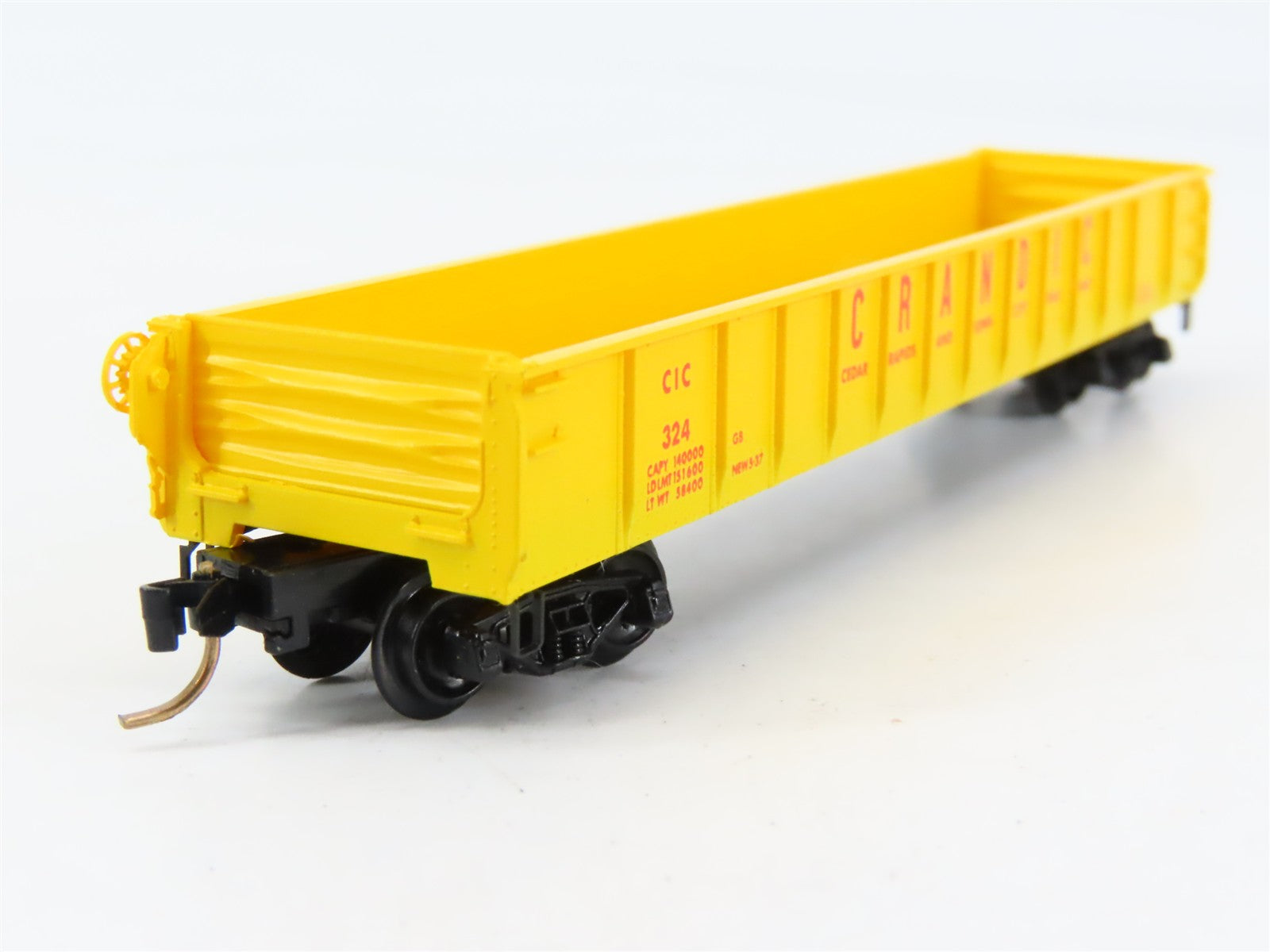 N Scale Micro-Trains 48040 CIC Cedar Rapids & Iowa City 50' Drop End Gondola RTR