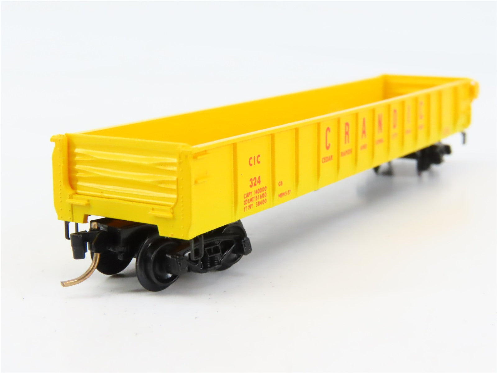 N Scale Micro-Trains 48040 CIC Cedar Rapids & Iowa City 50' Drop End Gondola RTR