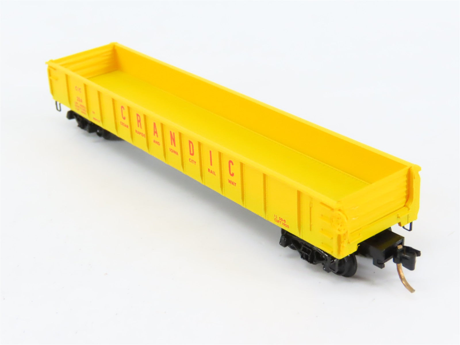 N Scale Micro-Trains 48040 CIC Cedar Rapids & Iowa City 50' Drop End Gondola RTR