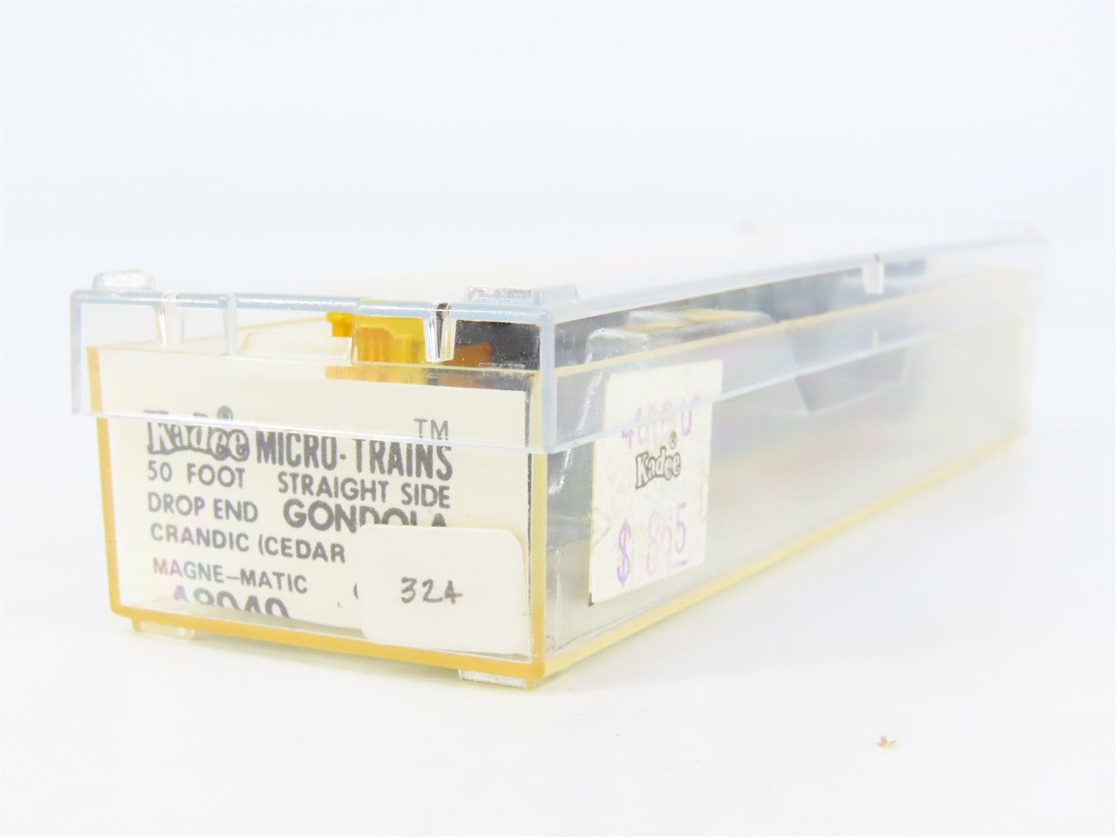 N Scale Micro-Trains 48040 CIC Cedar Rapids & Iowa City 50' Drop End Gondola RTR