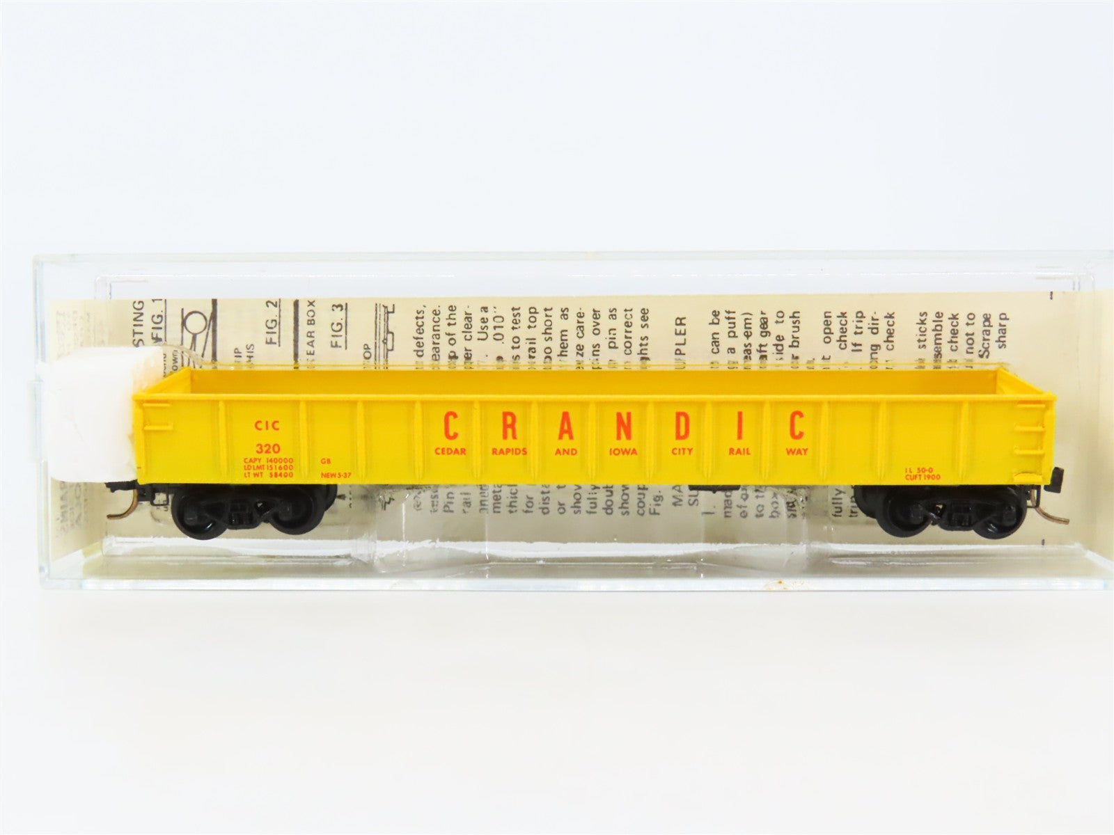 N Scale Micro-Trains 48040 Cedar Rapids and Iowa City Railway 50' Gondola RTR