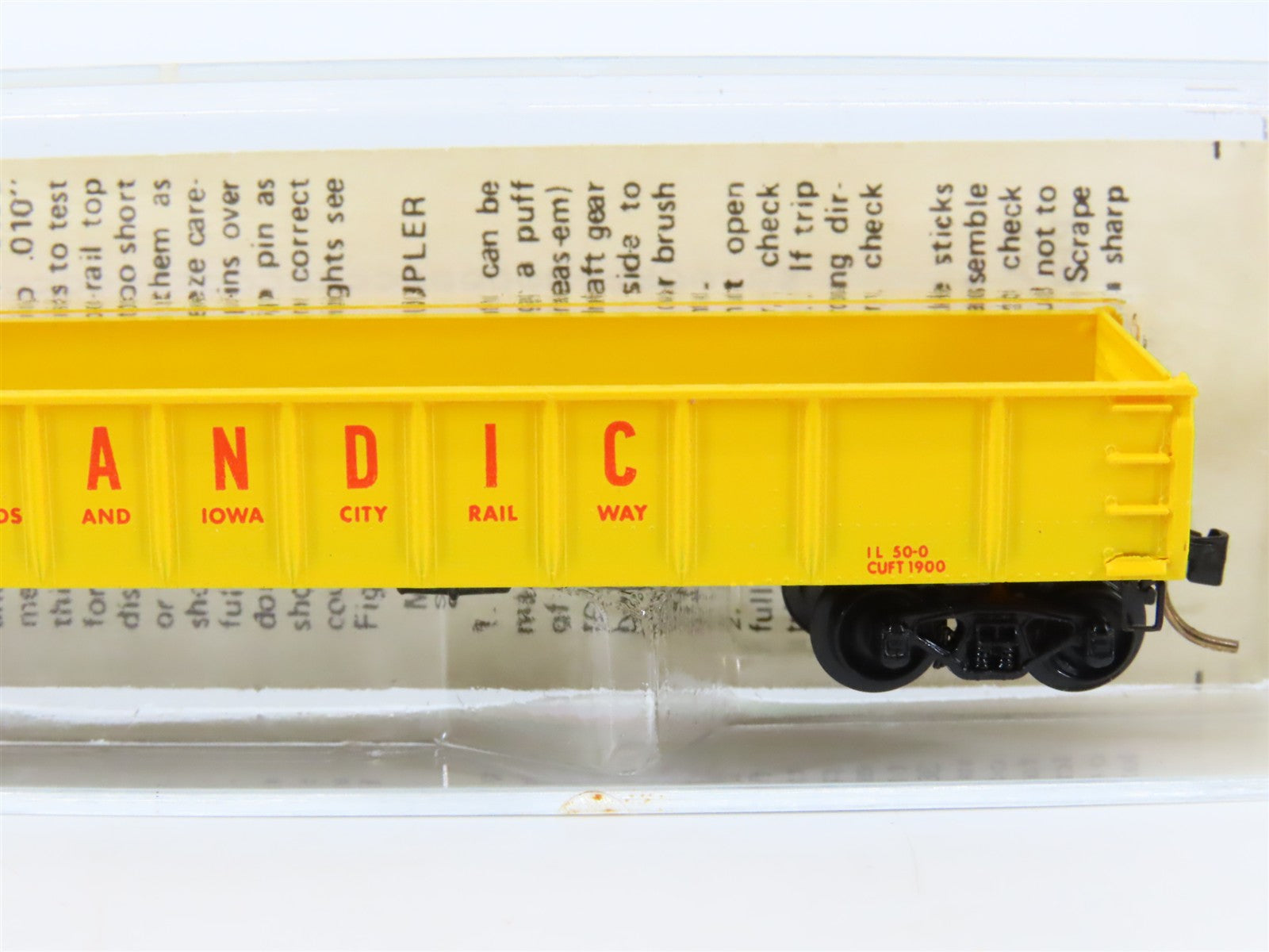 N Scale Micro-Trains 48040 Cedar Rapids and Iowa City Railway 50' Gondola RTR