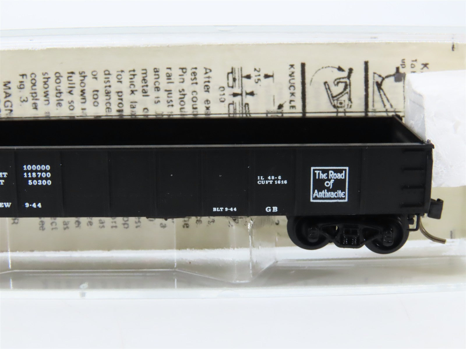 N Scale Kadee Micro-Trains MTL 48070 DL&W Lackawanna 50' Gondola 69784 RTR