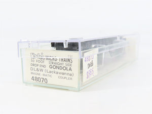 N Scale Kadee Micro-Trains MTL 48070 DL&W Lackawanna 50' Gondola 69784 RTR