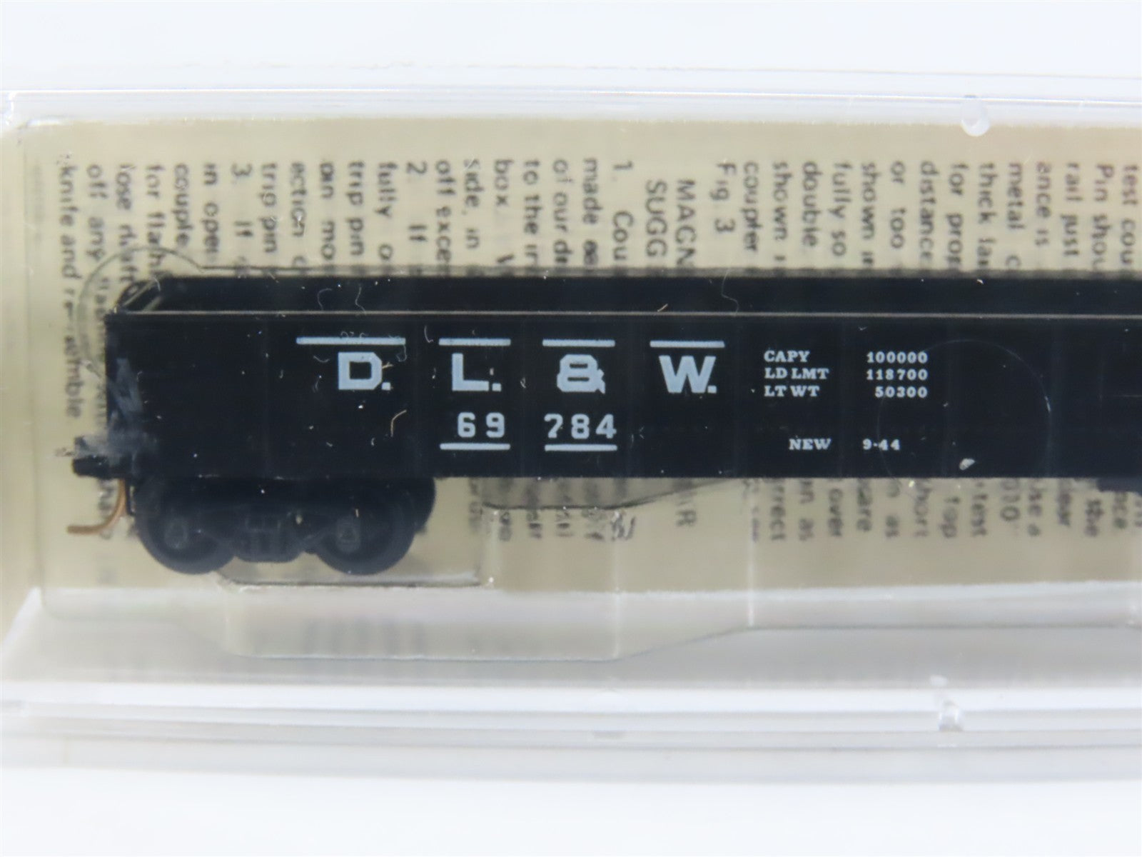 N Scale Kadee Micro-Trains MTL 48070 DL&W Lackawanna 50' Gondola 69784 RTR