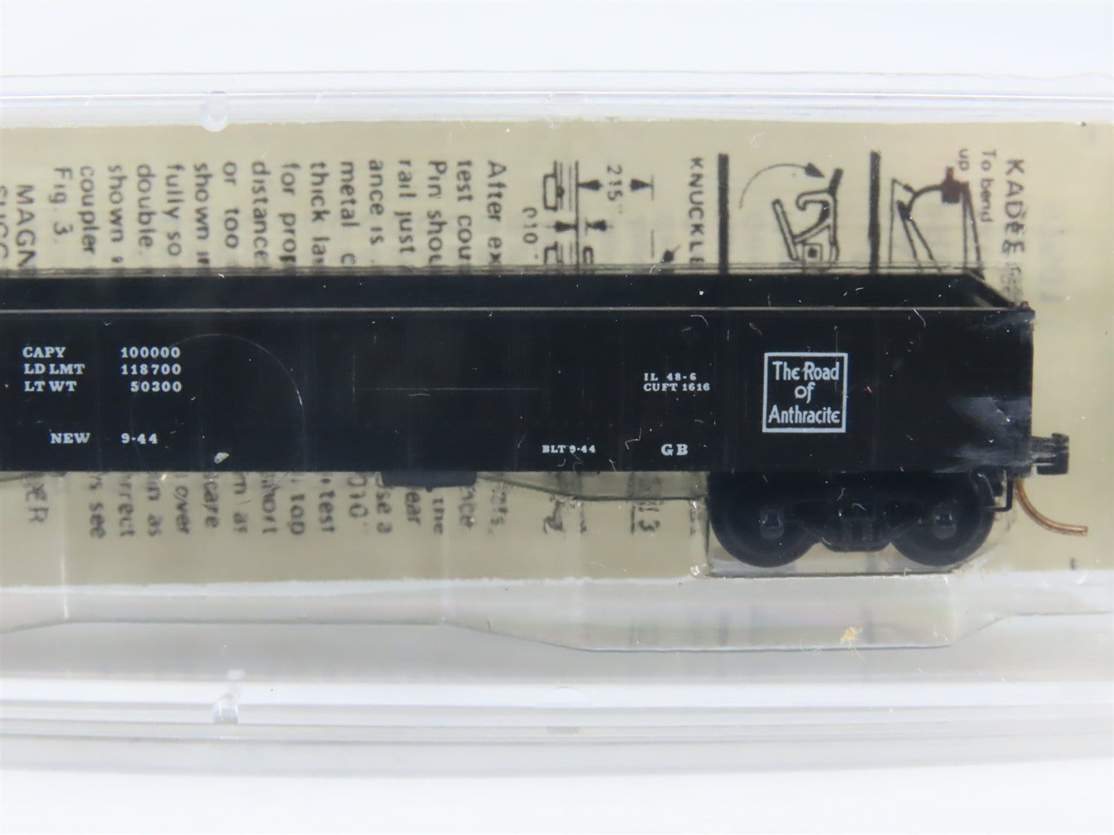 N Scale Kadee Micro-Trains MTL 48070 DL&W Lackawanna 50' Gondola 69784 RTR