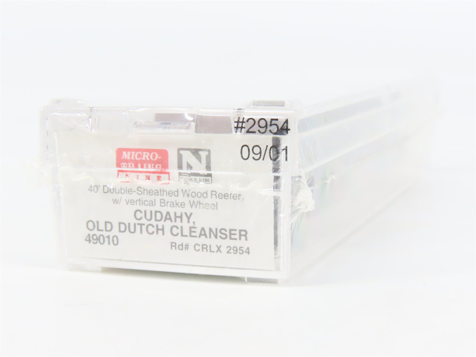 N Scale Micro-Trains 49010 CRLX Cudahy Refrigerator Line 40' Reefer 2954 RTR