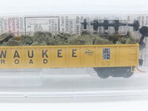 N Scale Micro-Trains MTL 48110.2 MILW Milwaukee Road 50' Gondola 81119 w/ Load