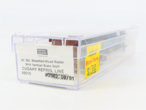 N Scale Micro-Trains 49010 CRLX Cudahy Refrigerator Line 40' Reefer 2962 RTR