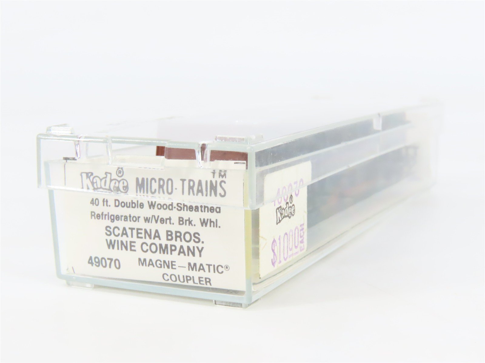 N Scale Micro-Trains 49070 KTX Keith Tank Line 40' Reefer 6003 RTR