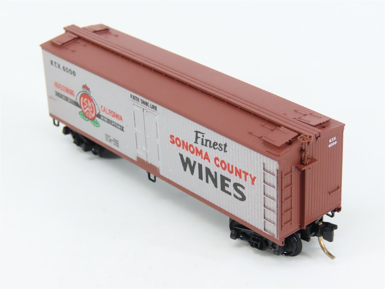 N Scale Micro-Trains 49070 KTX Keith Tank Line 40' Wood-Sheathed Reefer 6000 RTR