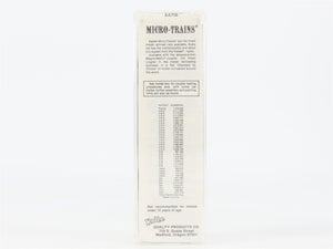N Scale Micro-Trains 49070 KTX Keith Tank Line 40' Wood-Sheathed Reefer 6000 RTR