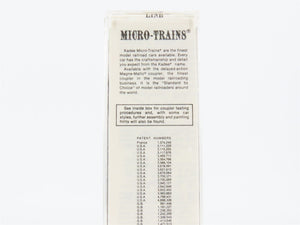 N Scale Micro-Trains 49070 KTX Keith Tank Line 40' Wood-Sheathed Reefer 6000 RTR