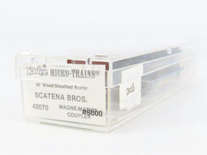 N Scale Micro-Trains 49070 KTX Keith Tank Line 40' Wood-Sheathed Reefer 6000 RTR