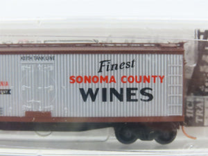N Scale Micro-Trains MTL 49070 KTX Sonoma County Wines 40' Wood Reefer #6002
