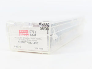 N Scale Micro-Trains MTL 49070 KTX Sonoma County Wines 40' Wood Reefer #6002