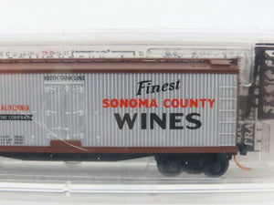 N Scale Micro-Trains MTL 49070 KTX Sonoma County Wines 40' Wood Reefer #6002