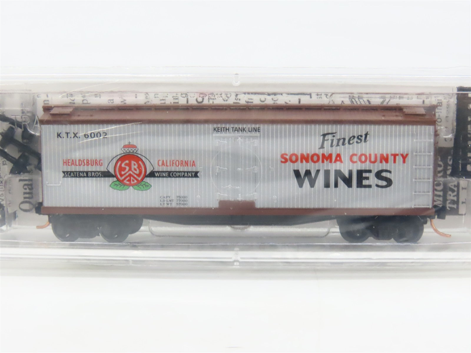 N Scale Micro-Trains 49070 Keith Tank Line 40' Double-Sheathed Wood Reefer RTR