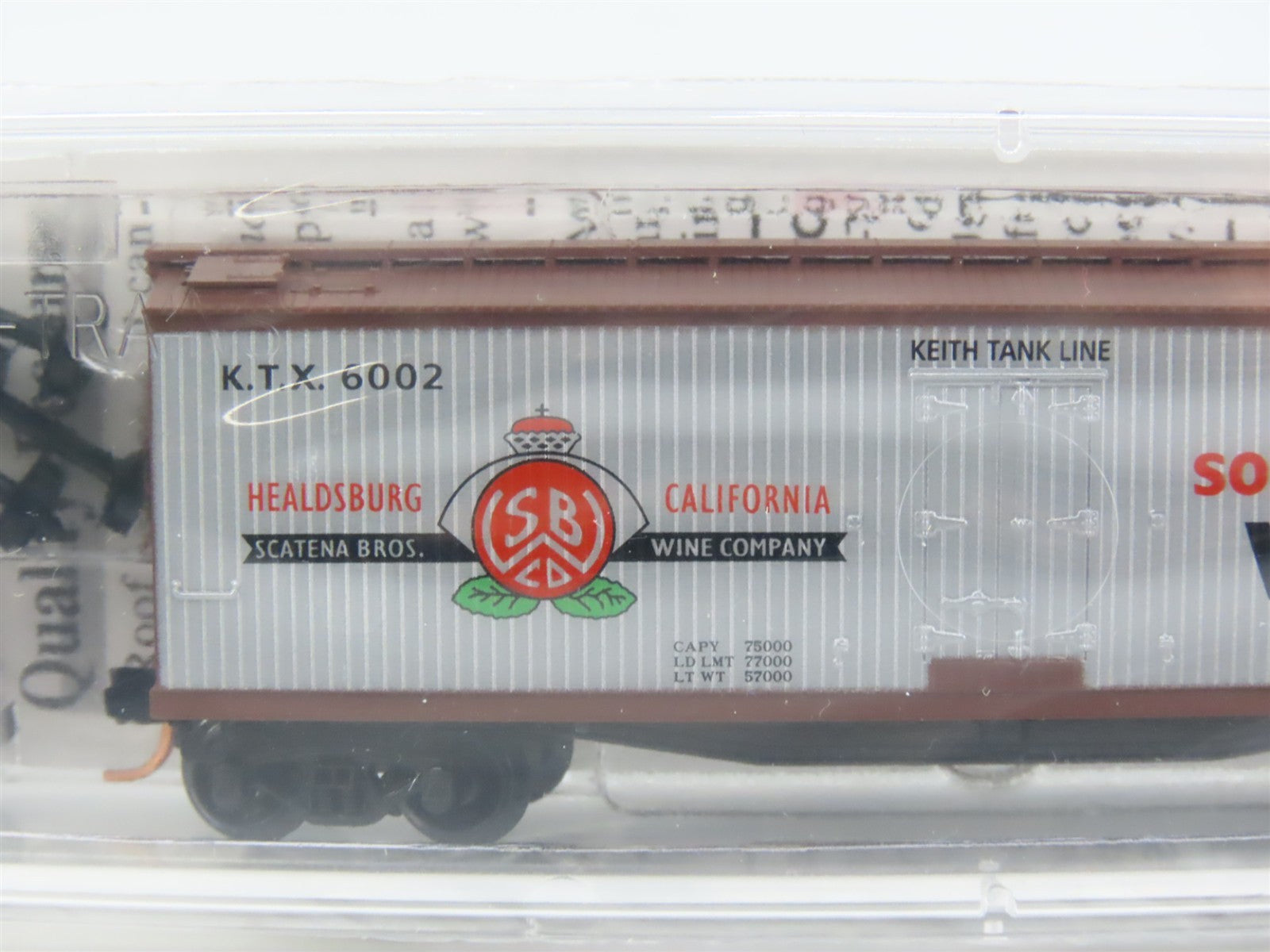 N Scale Micro-Trains 49070 Keith Tank Line 40' Double-Sheathed Wood Reefer RTR