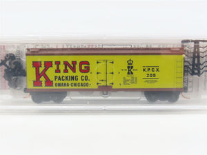 N Scale Micro-Trains 49120 King Packing Co. 40' Double-Sheathed Wood Reefer RTR