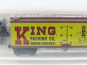 N Scale Micro-Trains 49120 King Packing Co. 40' Double-Sheathed Wood Reefer RTR