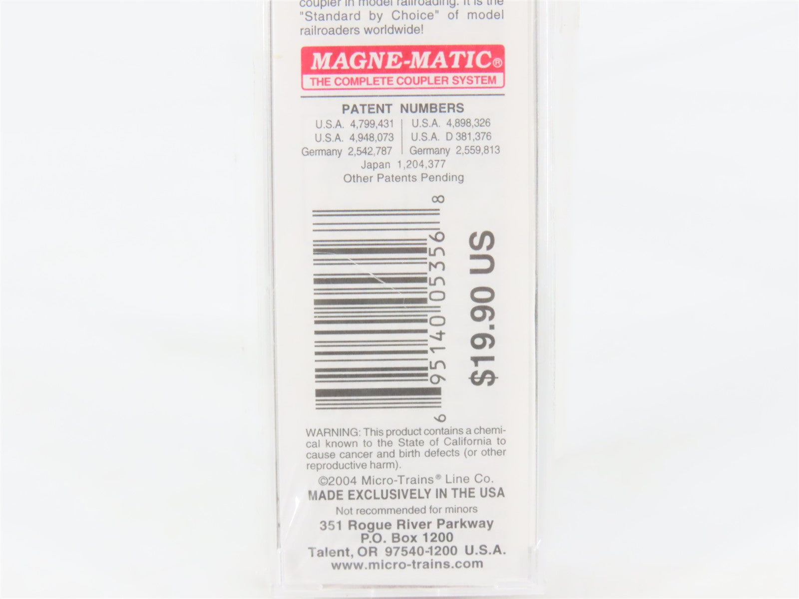 N Scale Micro-Trains 49120 King Packing Co. 40' Double-Sheathed Wood Reefer RTR