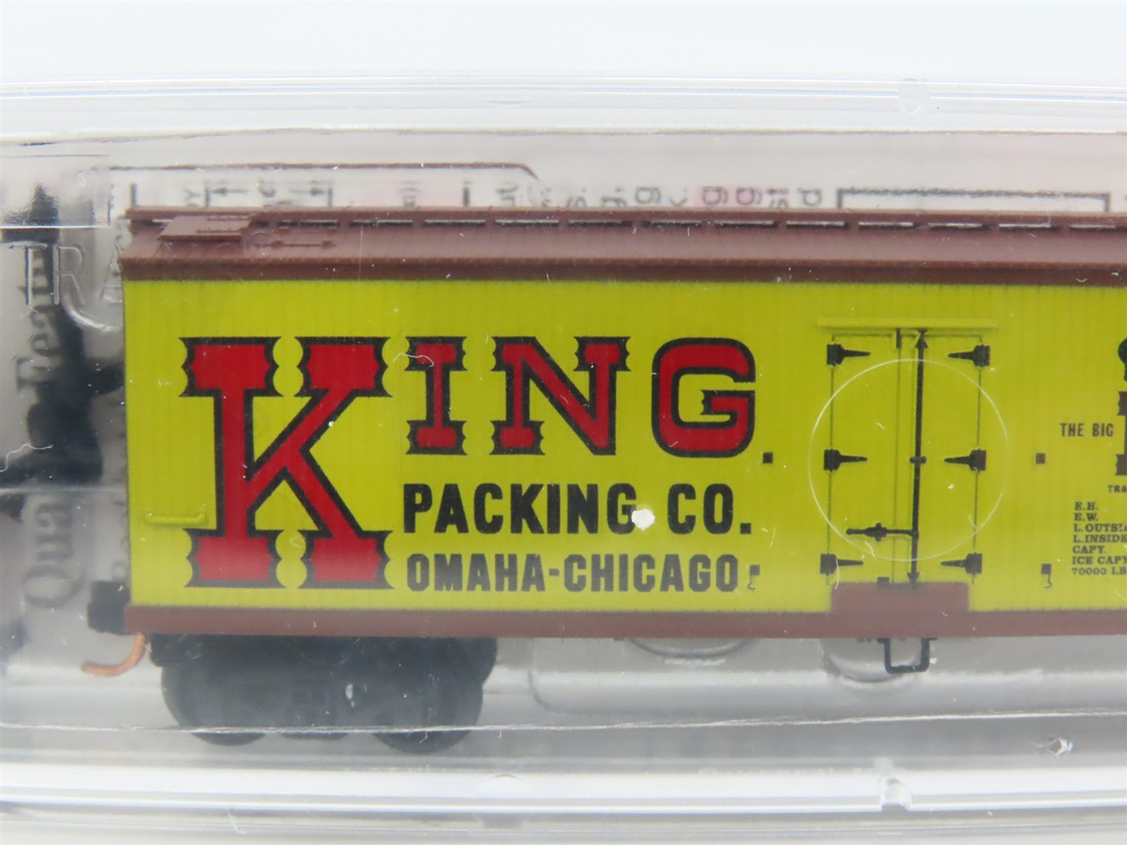 N Scale Micro-Trains 49120 King Packing Co. 40' Double-Sheathed Wood Reefer RTR