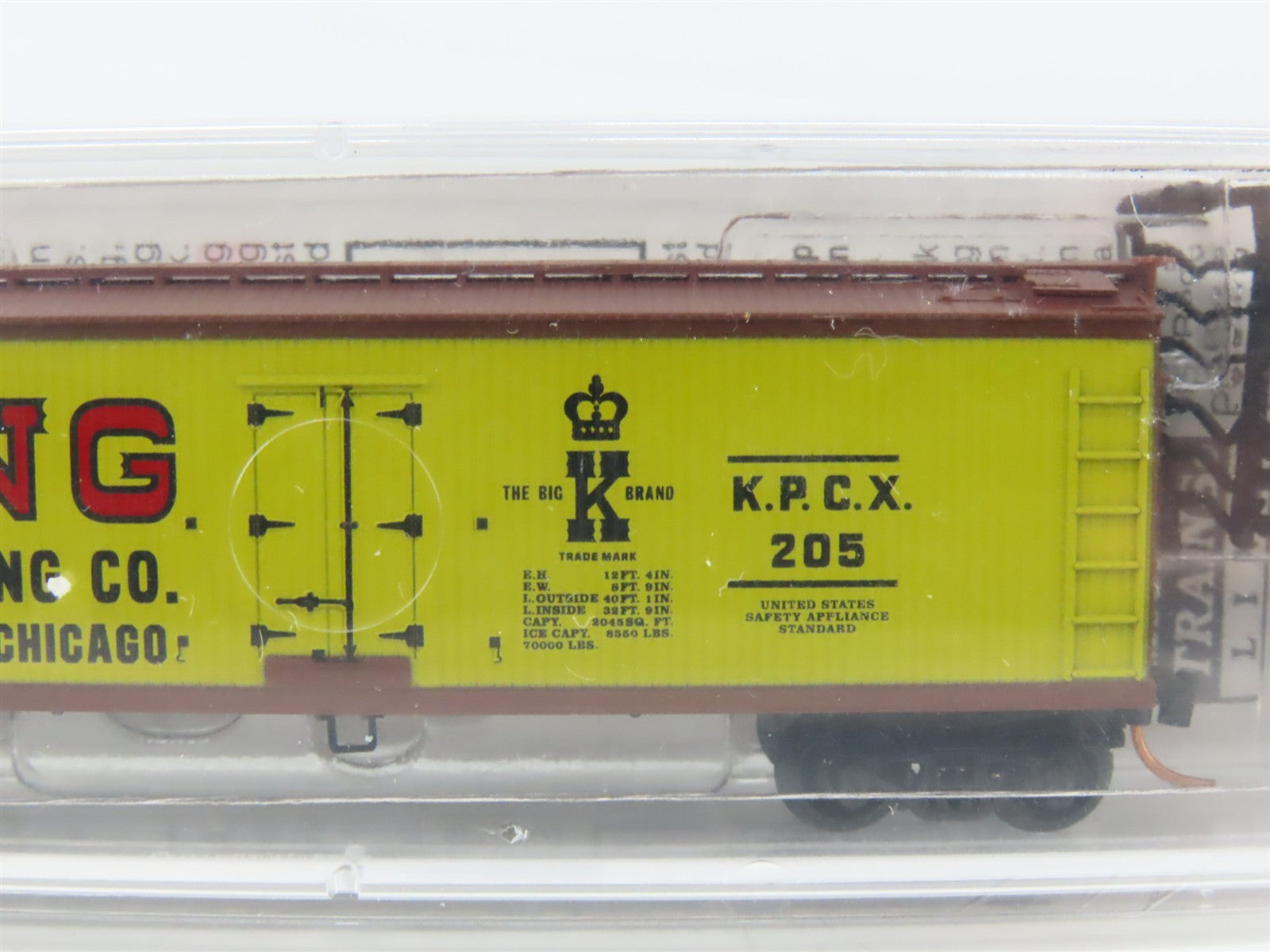 N Scale Micro-Trains 49120 King Packing Co. 40' Double-Sheathed Wood Reefer RTR