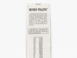 N Scale Micro-Trains 49170 North Western Refrigerator Line 40' Wood Reefer RTR