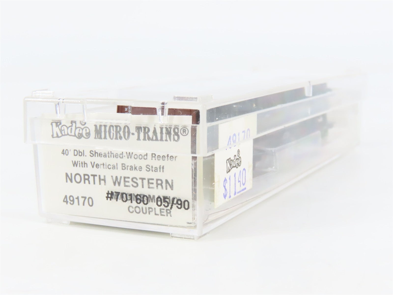 N Scale Micro-Trains 49170 North Western Refrigerator Line 40' Wood Reefer RTR