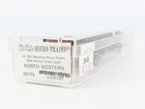 N Scale Micro-Trains 49170 North Western Refrigerator Line 40' Wood Reefer RTR